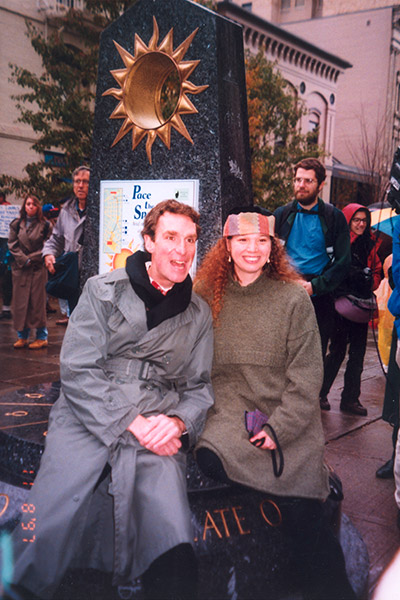 Bill Nye and Erin Caruth